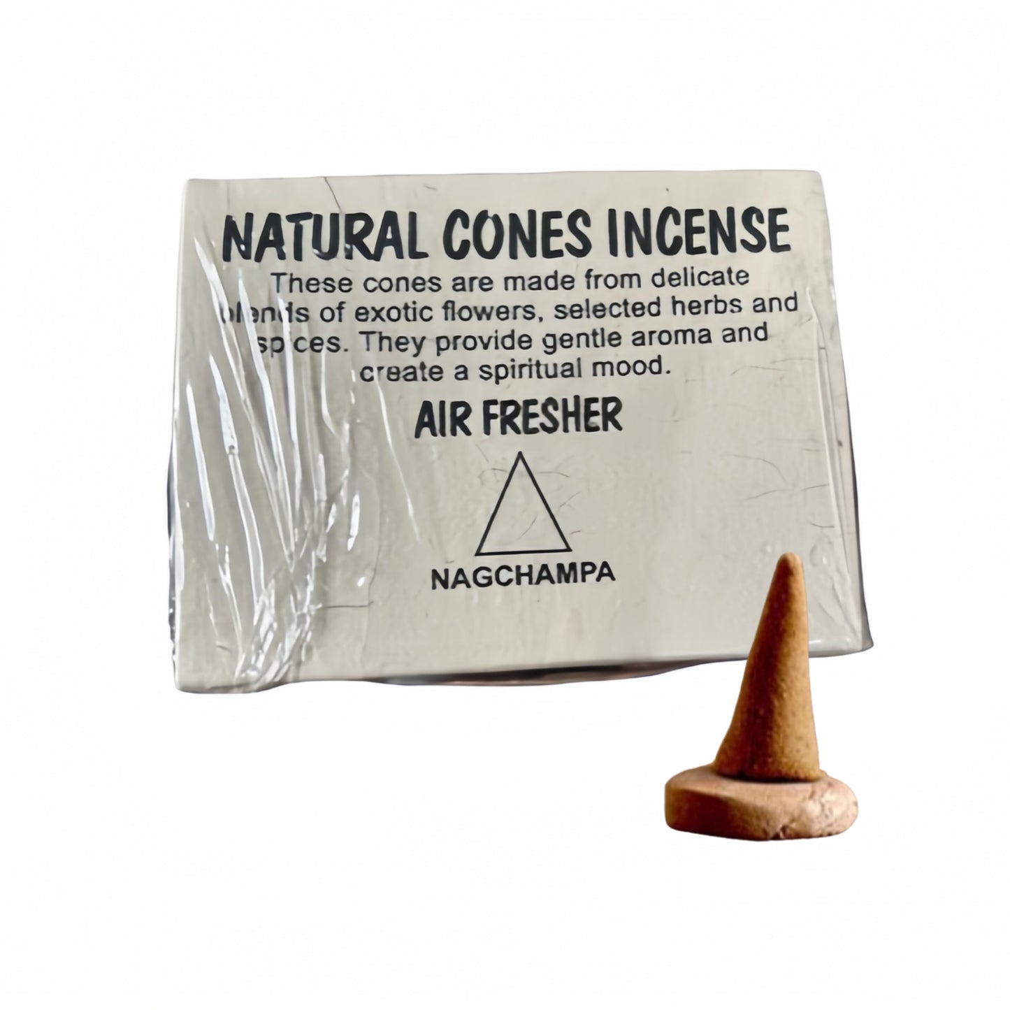 Fay Bless Handmade Cone Encens - Sandalwood, Amber & Agarwood | 2 packs du Népal