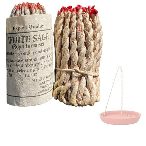 Fay Bless Handmade Rope Incense – 2 Bundles of Natural Himalayan Aromatherapy from Nepal
