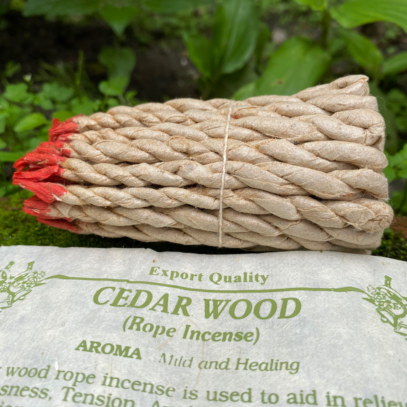 Fay Bless Handmade Corde Encens - 2 faisceaux d'aromathérapie naturelle de l'Himalaya du Népal