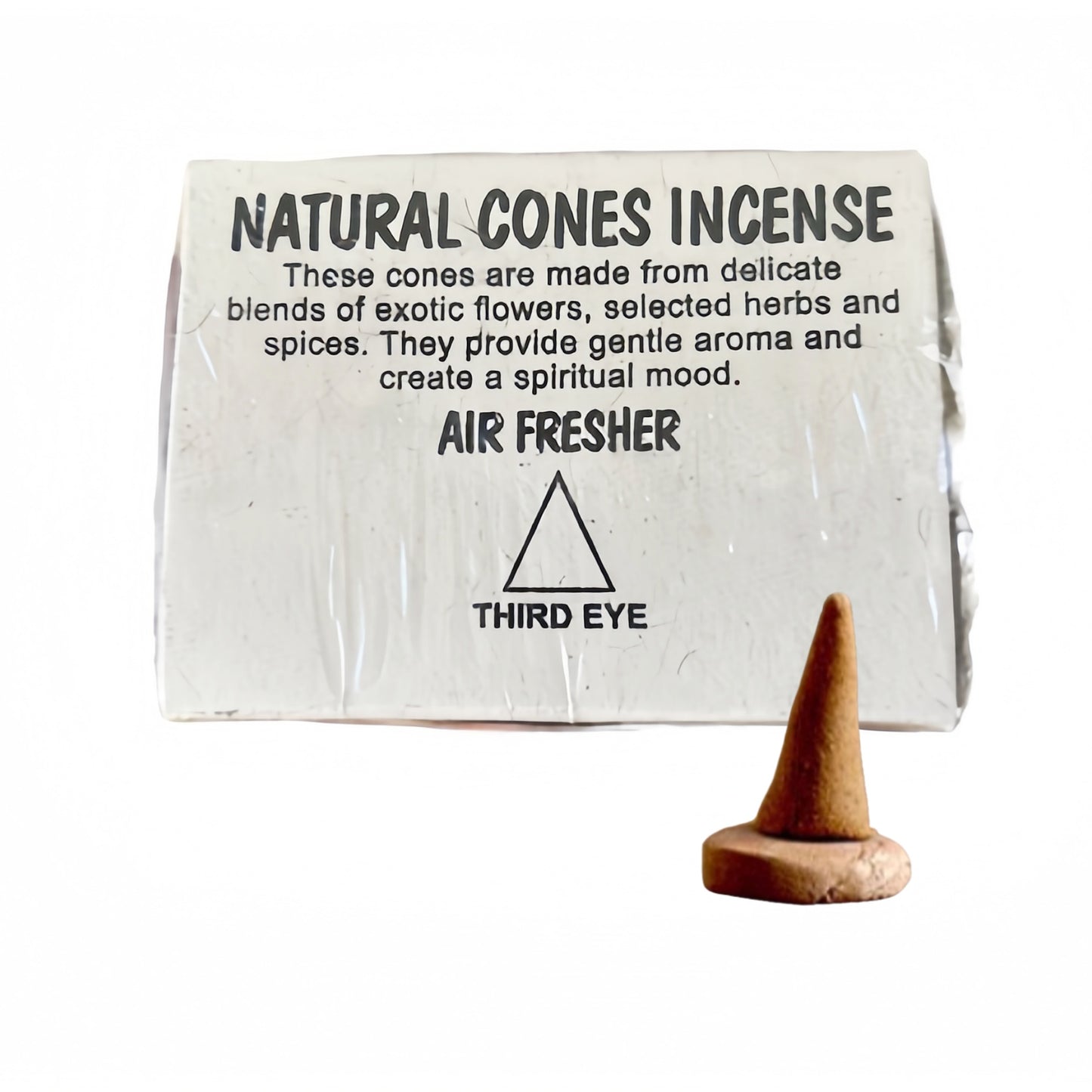 Fay Bless Handmade Cone Encens - Sandalwood, Amber & Agarwood | 2 packs du Népal
