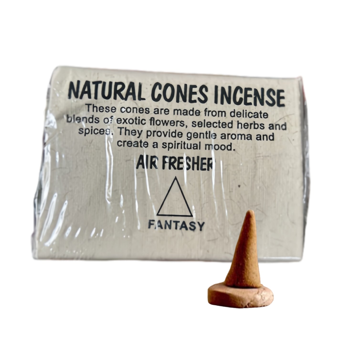Fay Bless Handmade Cone Encens - Sandalwood, Amber & Agarwood | 2 packs du Népal