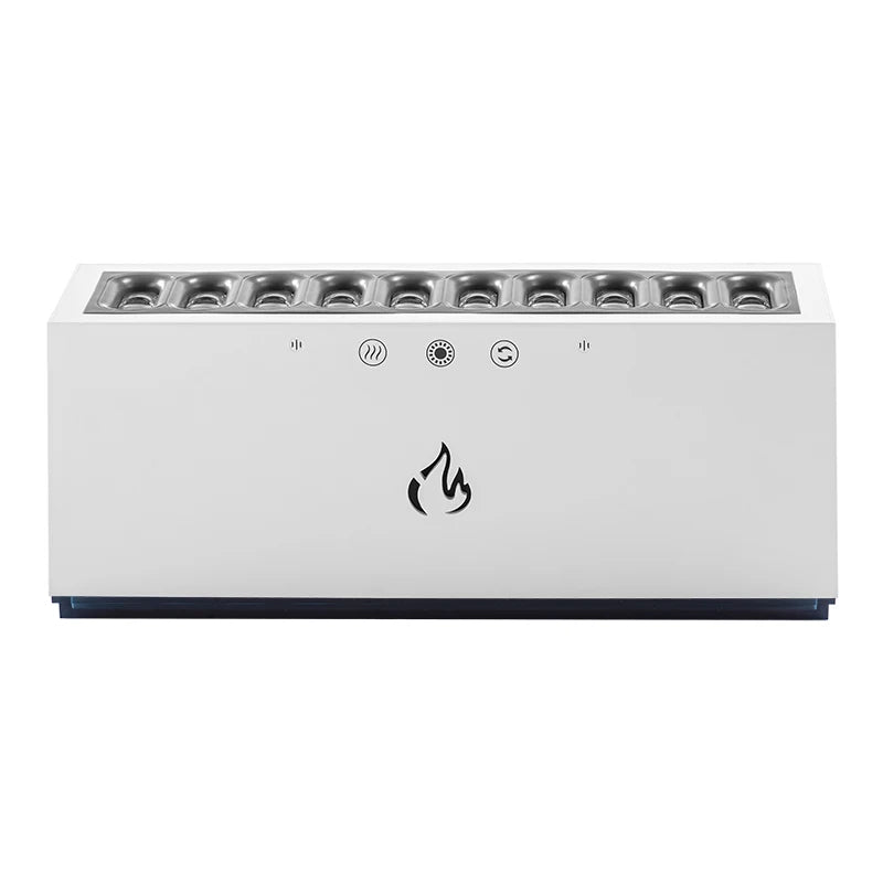 2025 New Desktop Pickup Dynamic Ultrasonic Air Humidifier Home 900ML RGB Led Flame Light USB Home Mini Humidifier Mist Maker