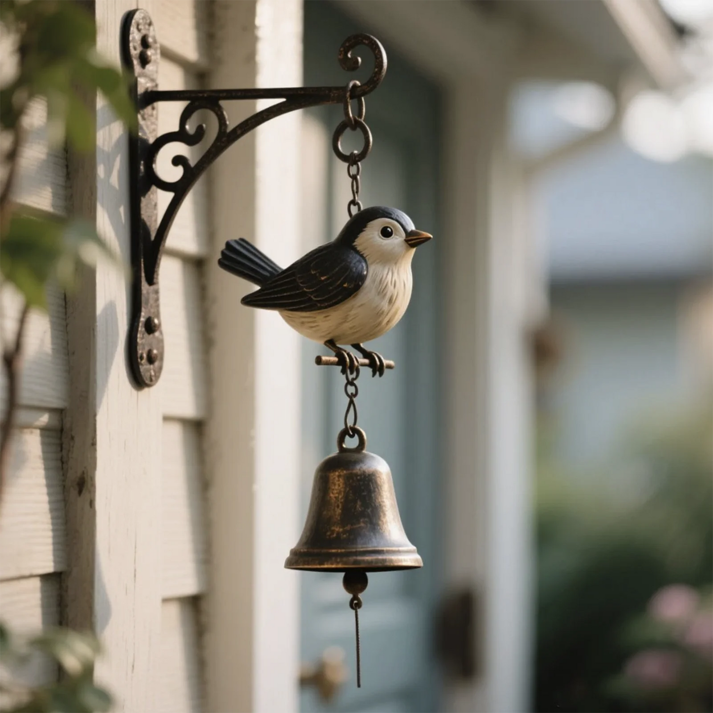 Wind Chimes Outdoor Metal Wind Chimes for Outside Metal Art Ornament Rustic Outdoor Decorations for Yard Window Patio Garden