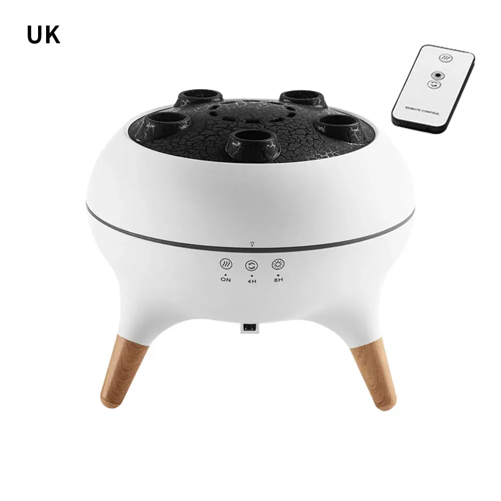 250ml Air Humidifier Dynamic Volcanic Essential Oil Diffuser Remote Control Bedroom Humidifier With 7 Colorful Night Lights