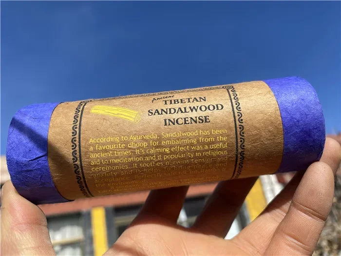 Fay Bless Nepal Short Tube Tibetan Weihrauch - 30 Sticks mit Halter | Natürliches, lang anhaltendes Aroma für Meditation und Entspannung