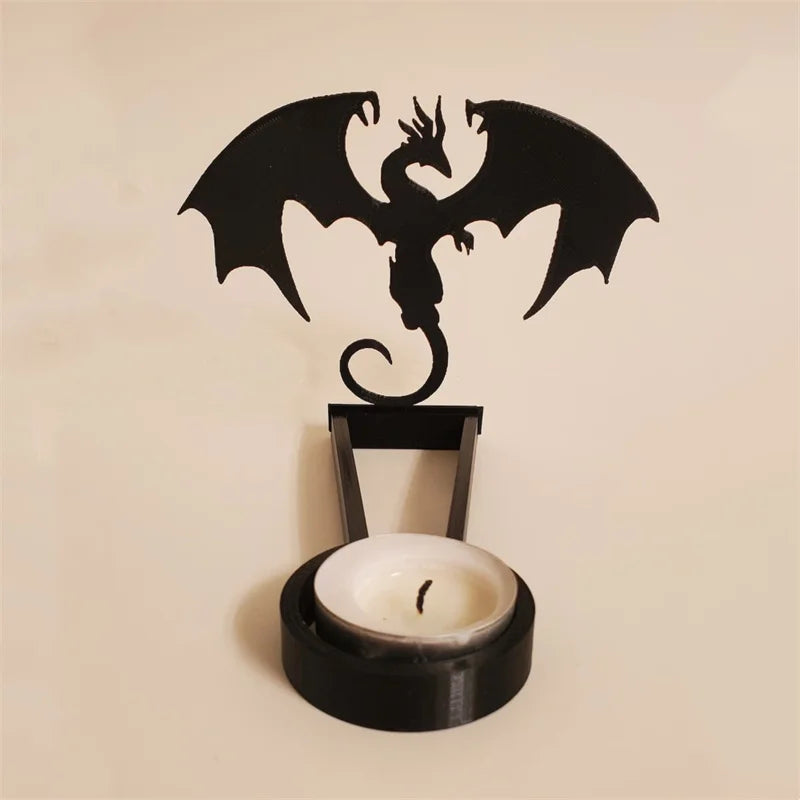 Headless Horseman Shadow Caster Novelty Terror Candle Holder Shadow Projectors Indoor Halloween Decoration