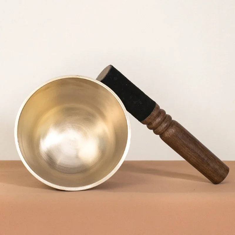 Fay segne Nepal Ting-Sha Bell & Gesangsschale Set-Handheld-Heilungswerkzeuge für Meditation, Achtsamkeit und Erwachen