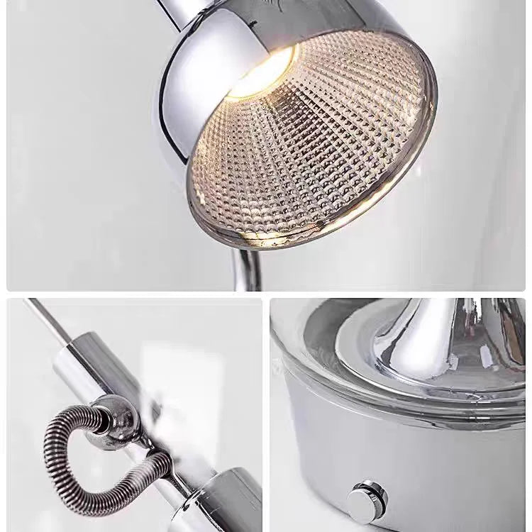 Nordic Modern Bedside Decorative Glass Table Lamp Simple and High-end Touch Switch Bedroom Desk Artistic and Creative LED Light