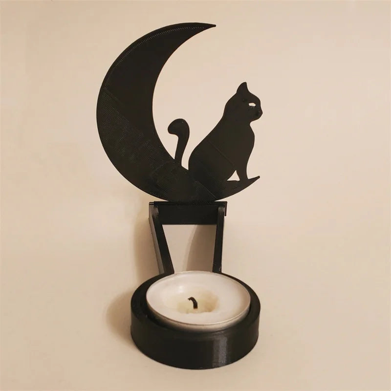 Headless Horseman Shadow Caster Novelty Terror Candle Holder Shadow Projectors Indoor Halloween Decoration