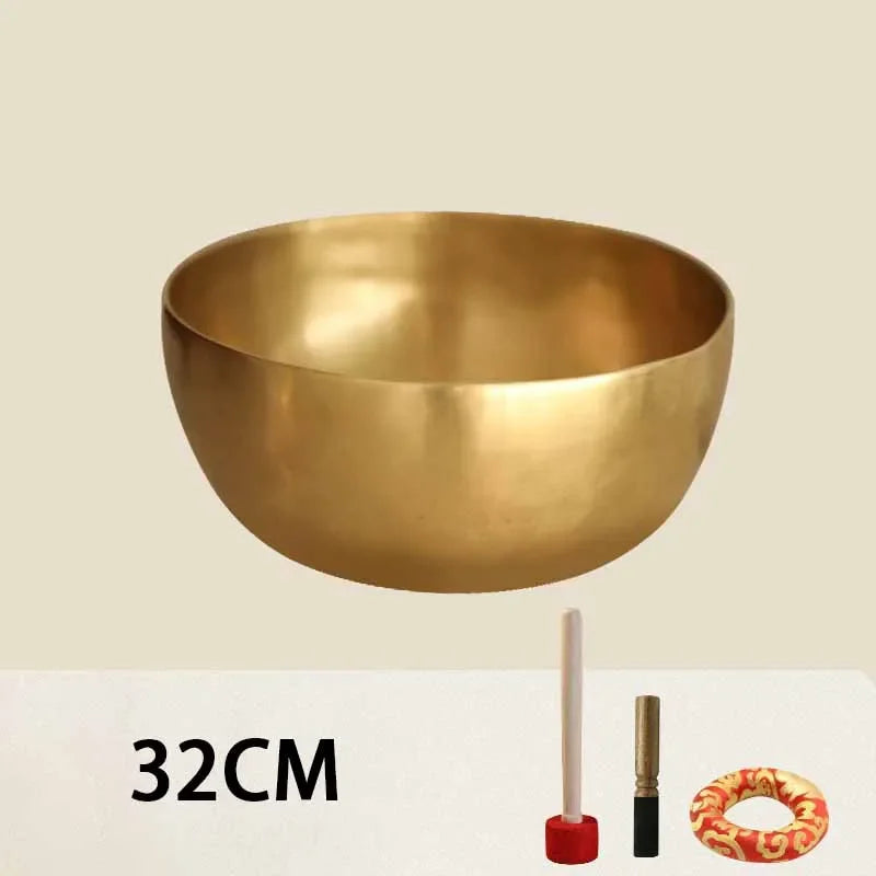 Bol de chant tibétain à la main du Népal - Copper Sound Healing Instrument pour le yoga, la méditation et la massothérapie