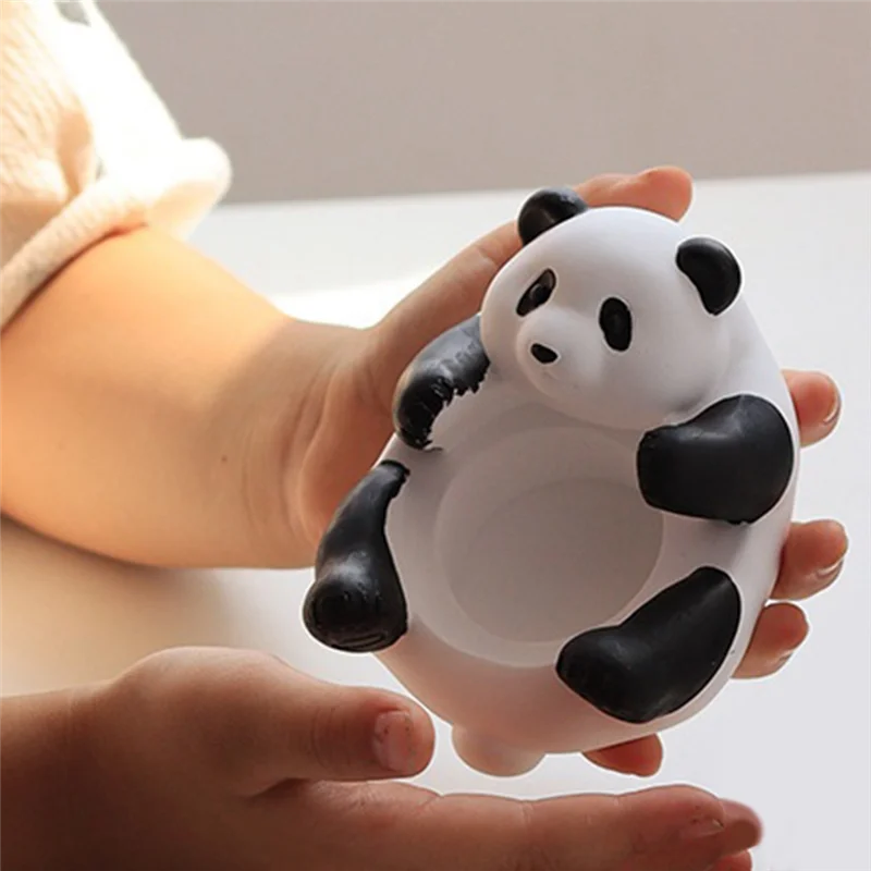 Tea Light Candle Holder, Adorable Panda Candle Holder Ring Holder Jewelry Tray Decorative Stand For Office Table Home 7X10cmab13