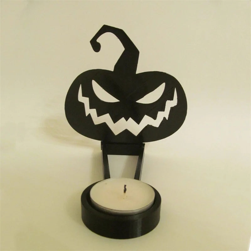 Headless Horseman Shadow Caster Novelty Terror Candle Holder Shadow Projectors Indoor Halloween Decoration