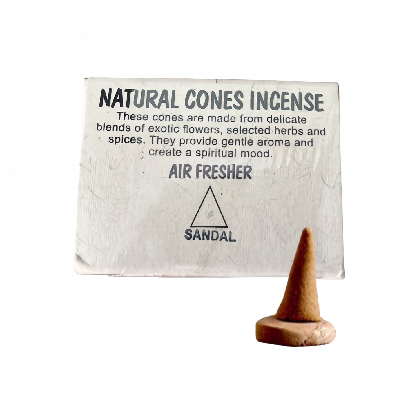 Fay Bless Handmade Cone Encens - Sandalwood, Amber & Agarwood | 2 packs du Népal