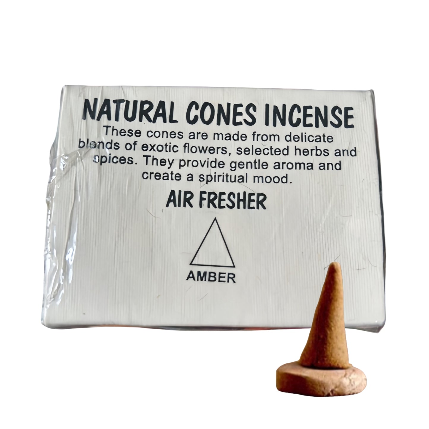 Fay Bless Handmade Cone Encens - Sandalwood, Amber & Agarwood | 2 packs du Népal