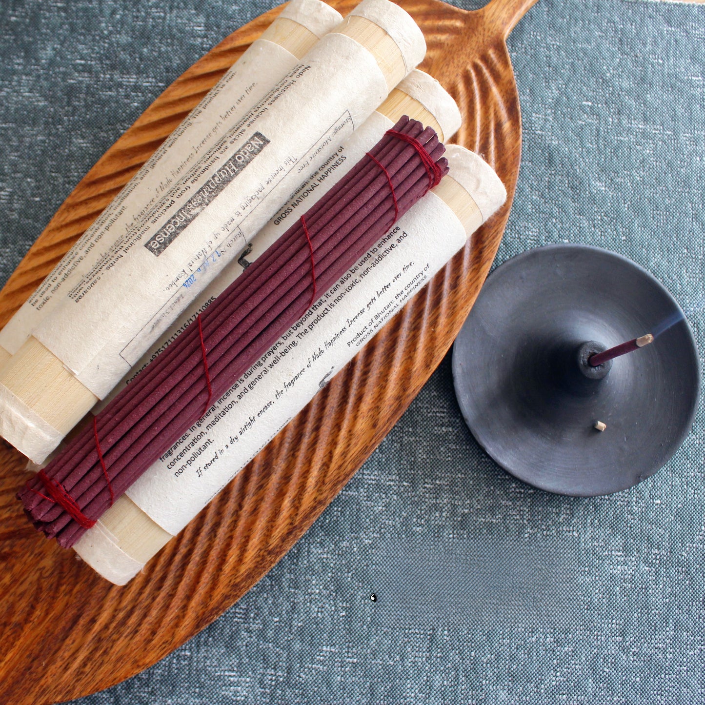 Fay segne Nado Bhutan Weihrauch-A-Grad tibetaner Röhrchen Weihrauch für Meditation, Yoga & Reinigung 1 Pack
