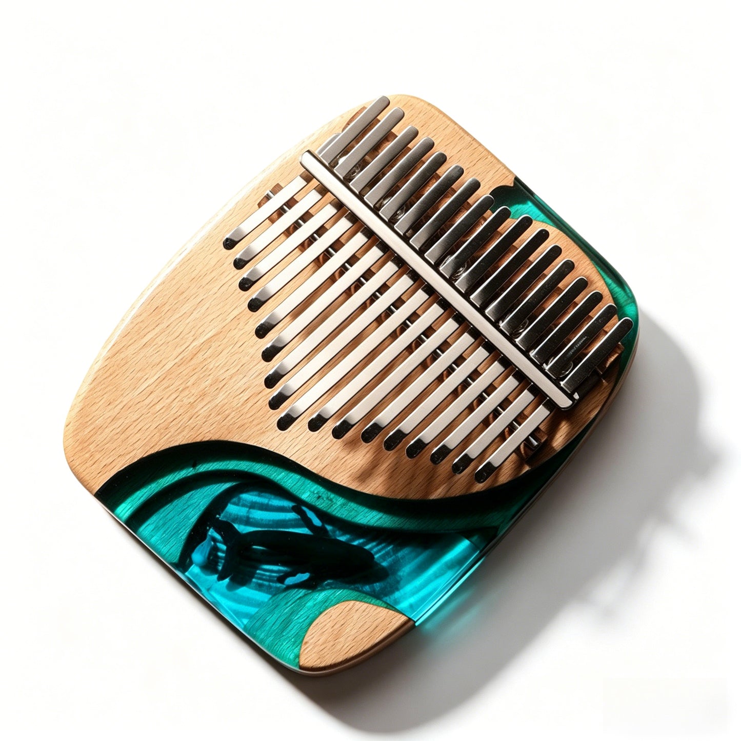 Fay Bless Kalimba Thumb Piano , Portable Mbira Finger Piano, Handcrafted Wood Musical Instrument, Easy to Learn Instrument for Beginners