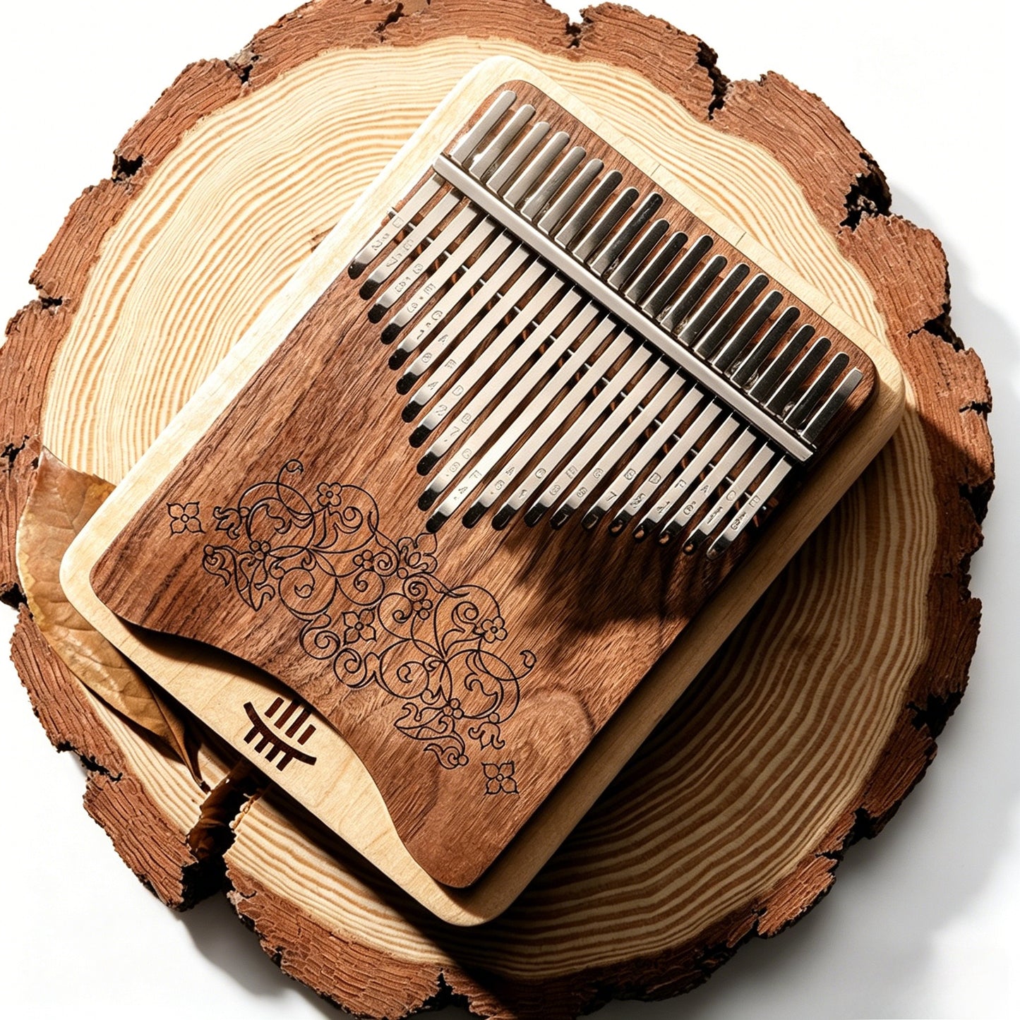 Fay Bless Kalimba Thumb Piano , Portable Mbira Finger Piano, Handcrafted Wood Musical Instrument, Easy to Learn Instrument for Beginners