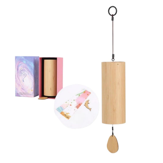Fay segne Windbell Bambusakkord Wind Chimes Windchime Chime Craft Outdoor Garten Terrasse 8 Stäbchen Notizen Zen Meditation C g dm am Akkord