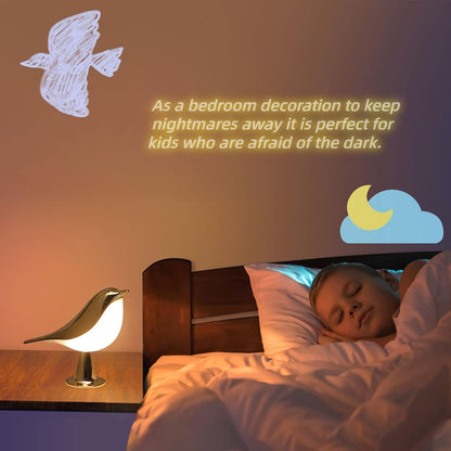 Bedside Lamps Bird Lamp Bird Decorations for The Home Small Lamps for Small Spaces Night Light for Kids ABS Plastic Cute Lamp for Bedroom, Living Room, Kitchen, Outdoor, Office Decor