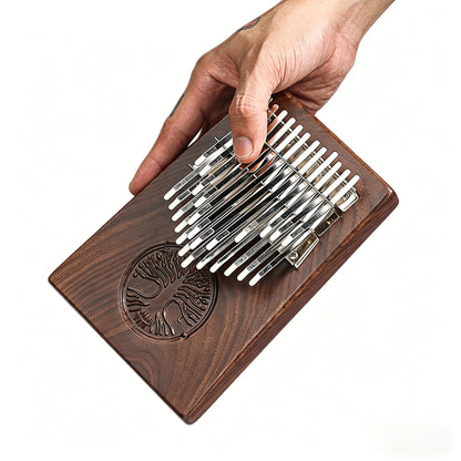 Fay Bless Kalimba Thumb Piano , Portable Mbira Finger Piano, Handcrafted Wood Musical Instrument, Easy to Learn Instrument for Beginners