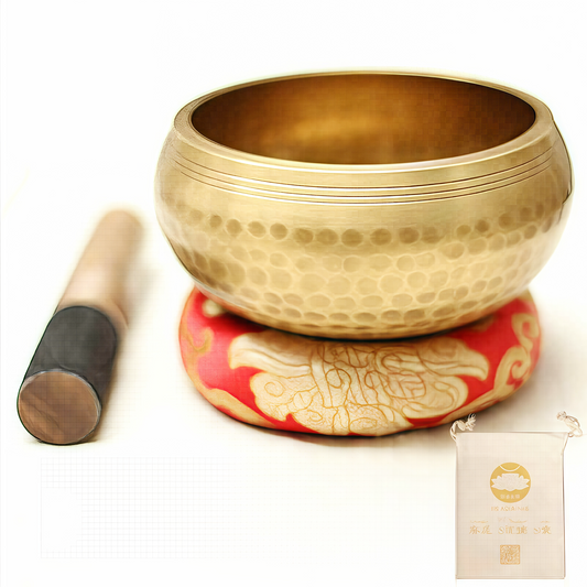 Fay Bless Tibetan Singing Bowl Set - Easy To Play for Beginners - Authentic Handcrafted Mindfulness Meditation Holistic Sound