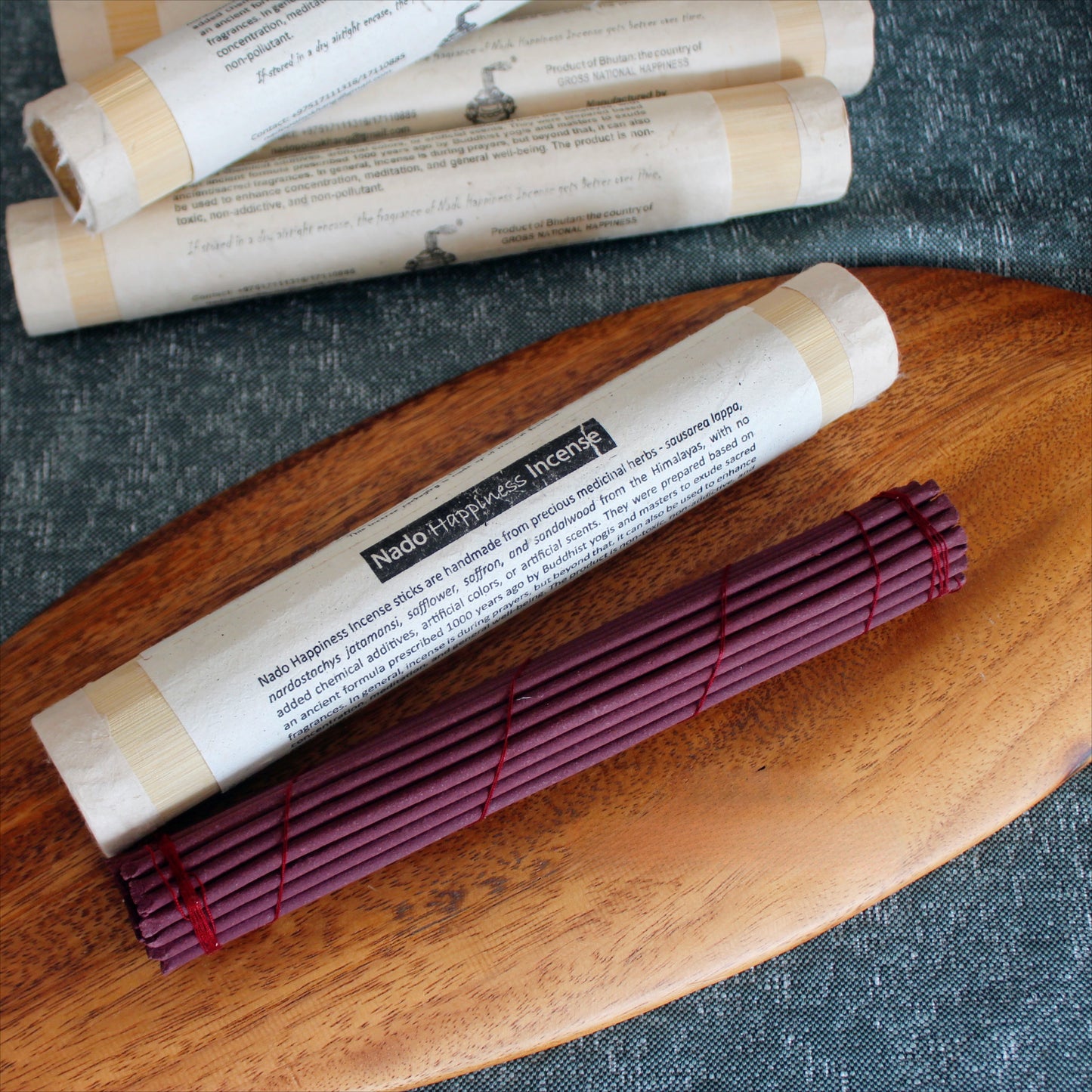 Fay segne Nado Bhutan Weihrauch-A-Grad tibetaner Röhrchen Weihrauch für Meditation, Yoga & Reinigung 1 Pack