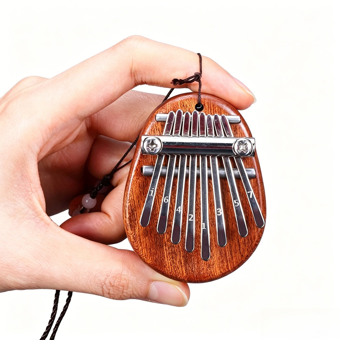 Fay Bless Kalimba Thumb Piano , Portable Mbira Finger Piano, Handcrafted Wood Musical Instrument, Easy to Learn Instrument for Beginners
