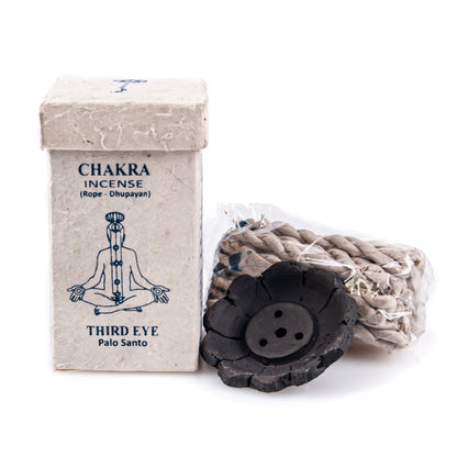 Fay Bless Handmade Corde Encens from Népal - Aromathérapie naturelle pour la méditation et la relaxation