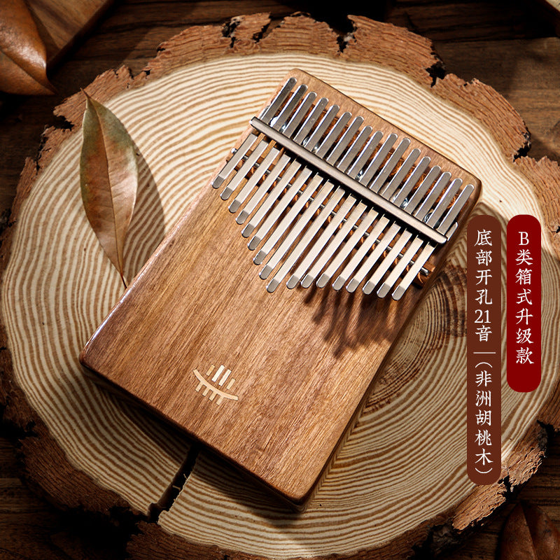 Fay Bless Kalimba Thumb Piano , Portable Mbira Finger Piano, Handcrafted Wood Musical Instrument, Easy to Learn Instrument for Beginners