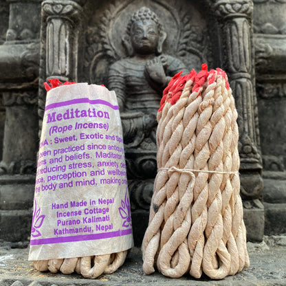 Fay Bless Handmade Rope Incense – 2 Bundles of Natural Himalayan Aromatherapy from Nepal