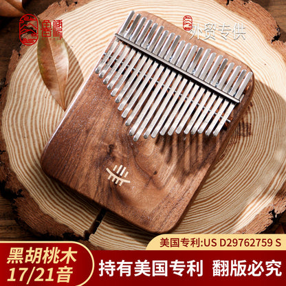 Fay Bless Kalimba Thumb Piano , Portable Mbira Finger Piano, Handcrafted Wood Musical Instrument, Easy to Learn Instrument for Beginners