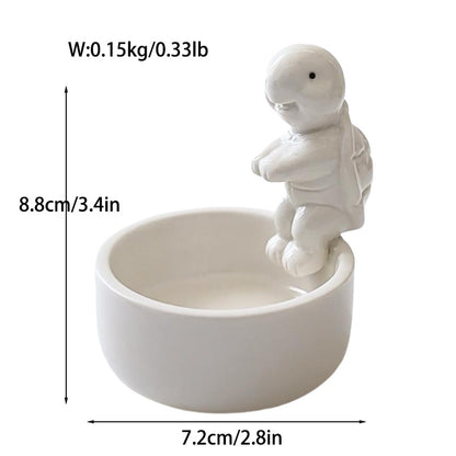 Cross-border ceramic ghost candle holder ins Amazon scented candle cute ghost Nordic style ornament Halloween gift