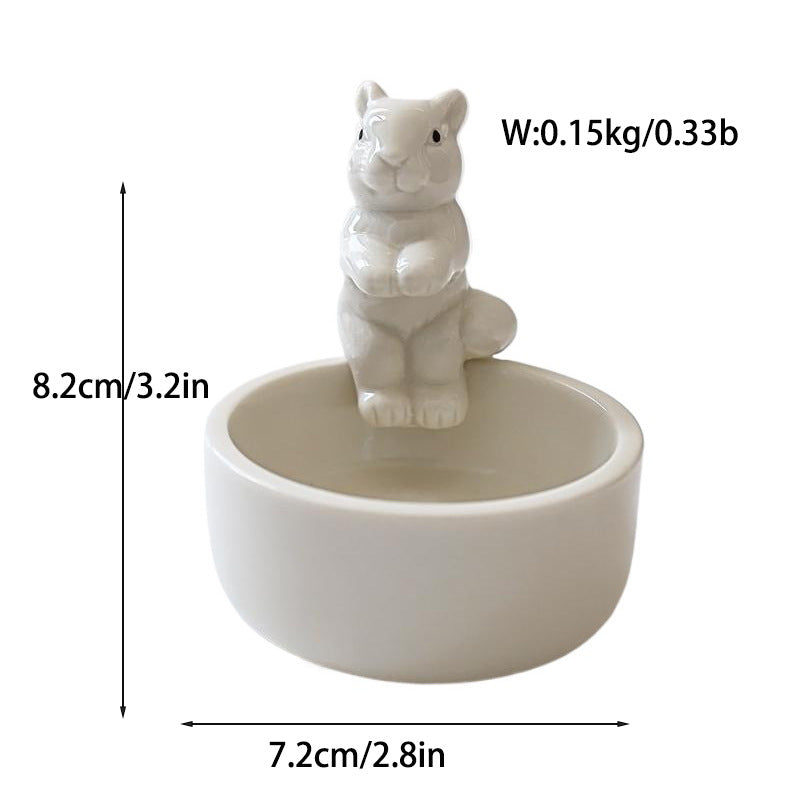 Cross-border ceramic ghost candle holder ins Amazon scented candle cute ghost Nordic style ornament Halloween gift