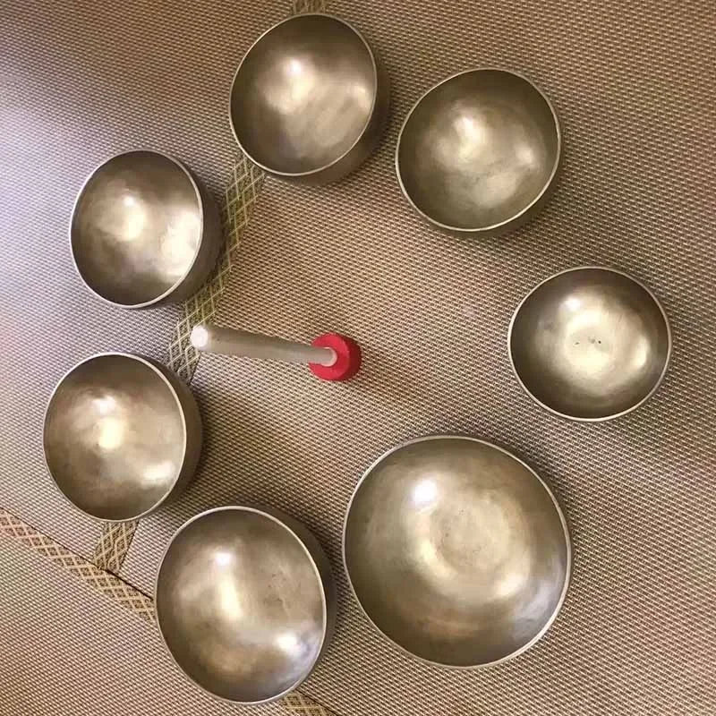 Bol de chant tibétain à la main du Népal - Copper Sound Healing Instrument pour le yoga, la méditation et la massothérapie