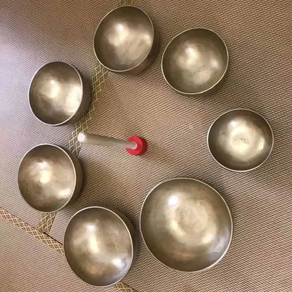 Bol de chant tibétain à la main du Népal - Copper Sound Healing Instrument pour le yoga, la méditation et la massothérapie