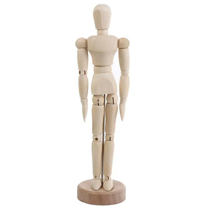 Wooden Mannequin Figure Model - 4.5/5.5/8 Inch Sketch Supplies Art Models for Artists & Home Decor Ornaments
