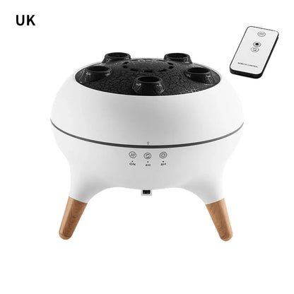 250ml Air Humidifier Dynamic Volcanic Essential Oil Diffuser Remote Control Bedroom Humidifier With 7 Colorful Night Lights