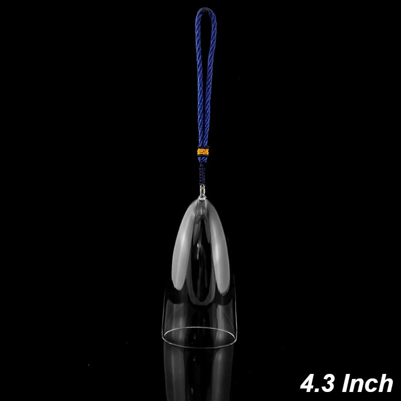 Fay segne farbenfrohe Kristall Gesangsschüssel für Yoga, Meditation & Soundheilung - 7 Noten C bis B - Clear Quartz Bell Instrument