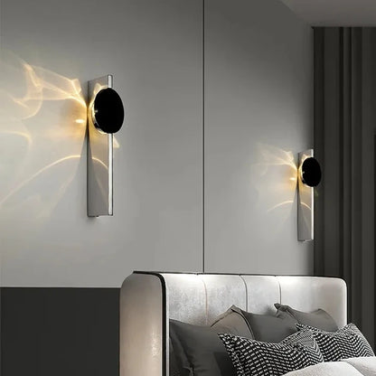 Artistic Corrugated Wall Lamp - LED Living Room Background Light for Home Porch & Corridor Wall Sconce Creative Lighting