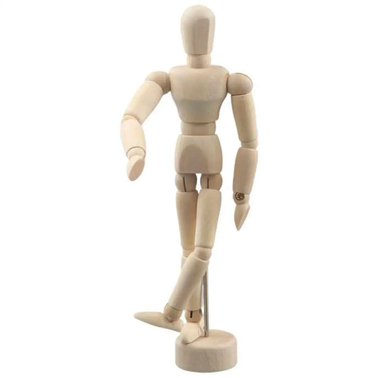 Wooden Mannequin Figure Model - 4.5/5.5/8 Inch Sketch Supplies Art Models for Artists & Home Decor Ornaments