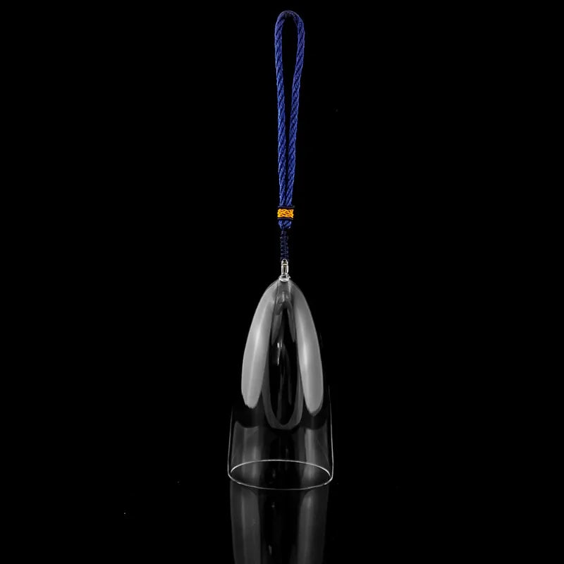 Fay segne farbenfrohe Kristall Gesangsschüssel für Yoga, Meditation & Soundheilung - 7 Noten C bis B - Clear Quartz Bell Instrument