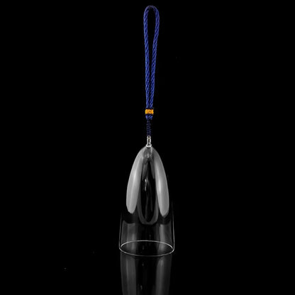 Fay segne farbenfrohe Kristall Gesangsschüssel für Yoga, Meditation & Soundheilung - 7 Noten C bis B - Clear Quartz Bell Instrument