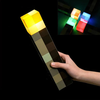 Brownstone Flashlight LED Night Light Bedroom Decorative Light Color Changing Bottle Weapon USB Charging with Buckle Kids Gift#E