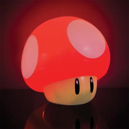 Pixel Creativity Super Mario Mushroom Light LED Sound Charging Desk Lamp Bedside Night Light for Desktop