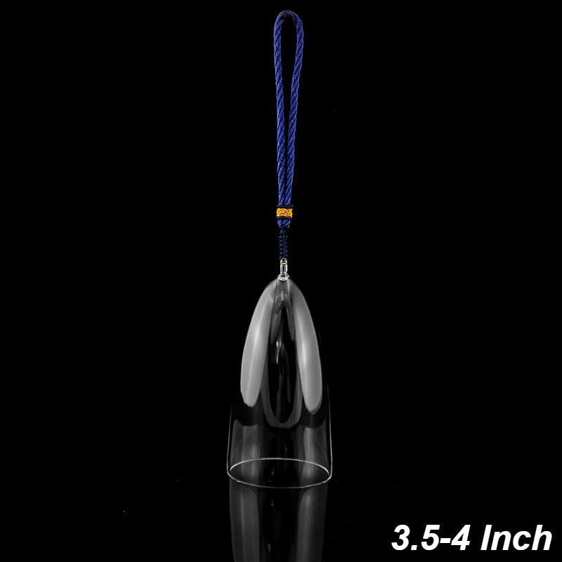 Fay segne farbenfrohe Kristall Gesangsschüssel für Yoga, Meditation & Soundheilung - 7 Noten C bis B - Clear Quartz Bell Instrument