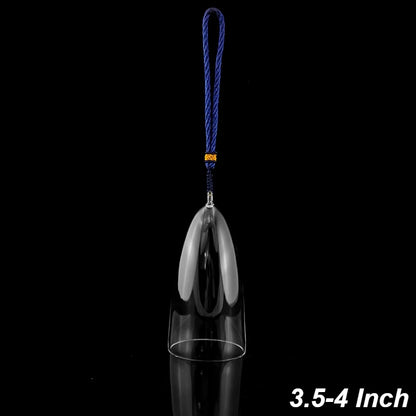 Fay segne farbenfrohe Kristall Gesangsschüssel für Yoga, Meditation & Soundheilung - 7 Noten C bis B - Clear Quartz Bell Instrument