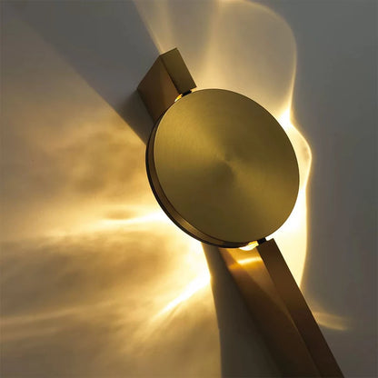 Artistic Corrugated Wall Lamp - LED Living Room Background Light for Home Porch & Corridor Wall Sconce Creative Lighting