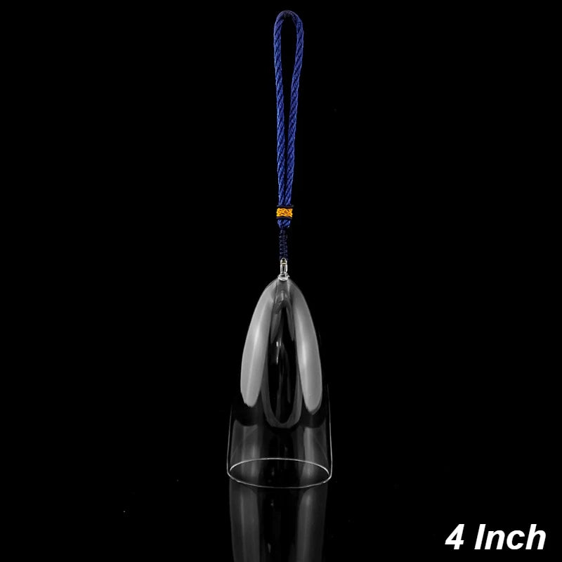 Fay segne farbenfrohe Kristall Gesangsschüssel für Yoga, Meditation & Soundheilung - 7 Noten C bis B - Clear Quartz Bell Instrument