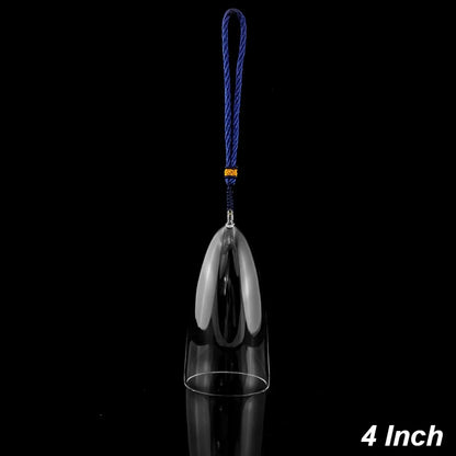 Fay segne farbenfrohe Kristall Gesangsschüssel für Yoga, Meditation & Soundheilung - 7 Noten C bis B - Clear Quartz Bell Instrument