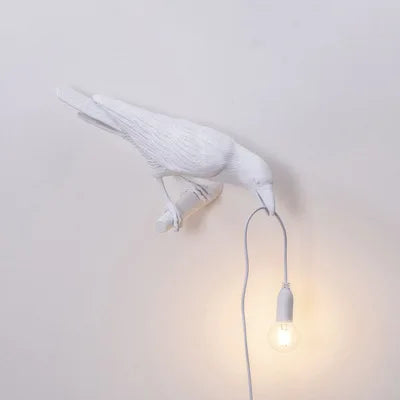 Modern Lucky Bird Table Lamp Bedroom Bedside Living Room Table Lights Creative Resin Animal Lively Home Decor Lighting Fixture